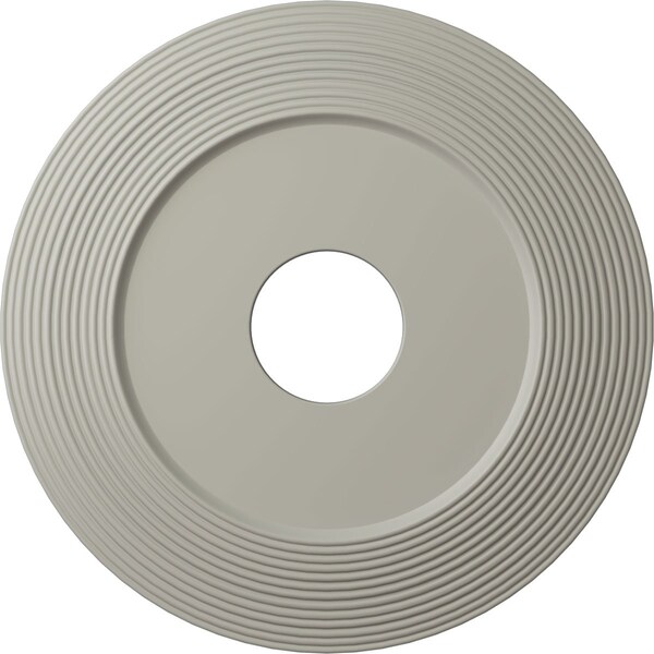 Ekena Millwork Adonis Ceiling Medallion (Fits Canopies up to 10 1/4"), 16 1/8"OD x 3 5/8"ID x 1"P, Pot of Cream CM16ADPCF - main